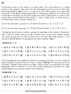 Hand Drumming Independence page 24