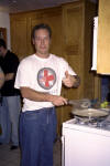 Jim our gravy cook giving the thumbs up