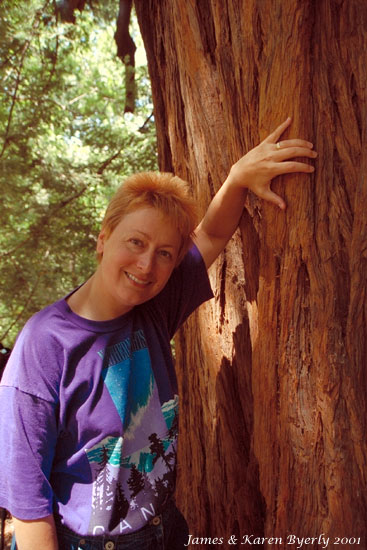 Karen with Centennial Tree