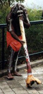 Aboriginal with Didgeridoo