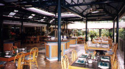 Dining room at Tanoa International hotel.