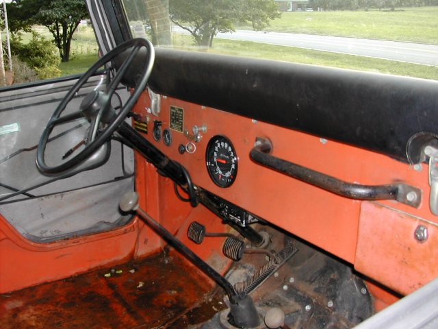 Early CJ5 dash pad.