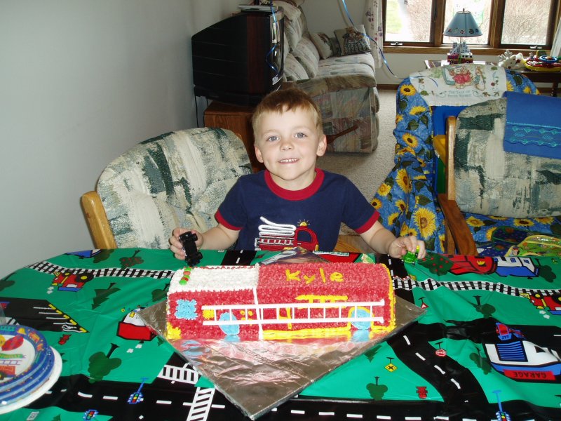 Kyle and Birthday Cake