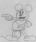 Mickey pointing